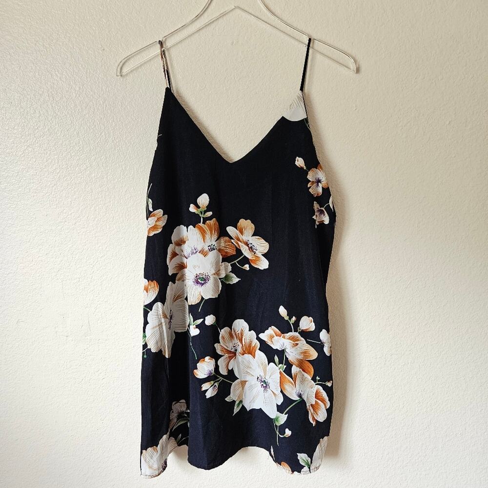 Shein Hawaiian Mini Spaghetti Strap Dress Medium